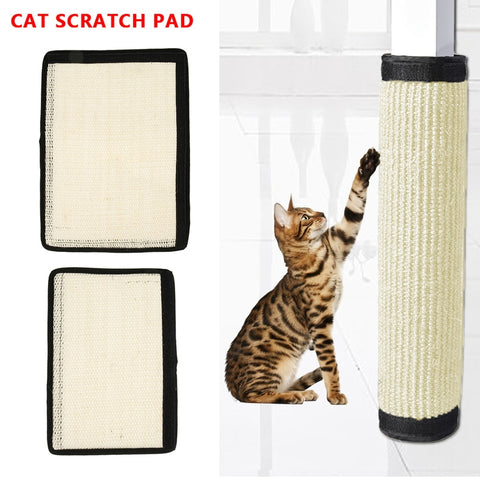 2pcs Cat Scratching Mats Natural Sisal Protect Home Furniture Foot Chair Protector Pad Climbing Tree Pet Scratcher Pads Board