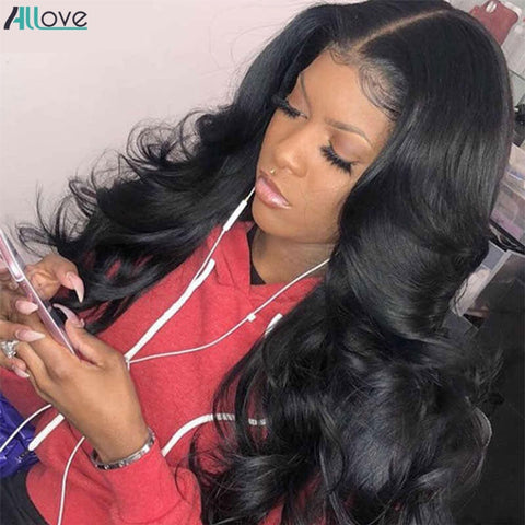 13x4 Lace Front Human Hair Wigs Brazilian Body Wave Lace Front Wig Transparent Lace Front Human Hair Wigs Pre Plucked For Women