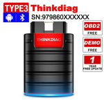 THINKCAR Thinkdiag V1.23.004 Full System scanner All Software OBD2 Diagnostic Tools 16 reset services Ecu coding pk ELM327